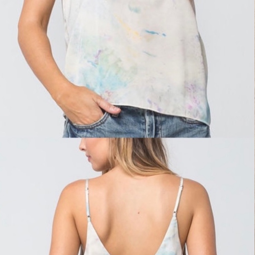 Free People Multicolor Tie-Dye Paint Splatter Camisole - Picture 2 of 9